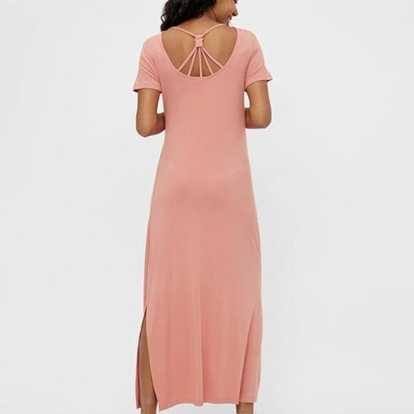 Maternity ASOS MAMALICIOUS Dress NEW M Desert Sand Mlcarina Certified Viscose - Picture 6 of 9